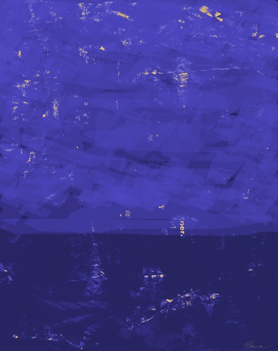 Semiotic Landscape (Blue Nocturne) / Paisagem Semiótica (Noturno Azul)